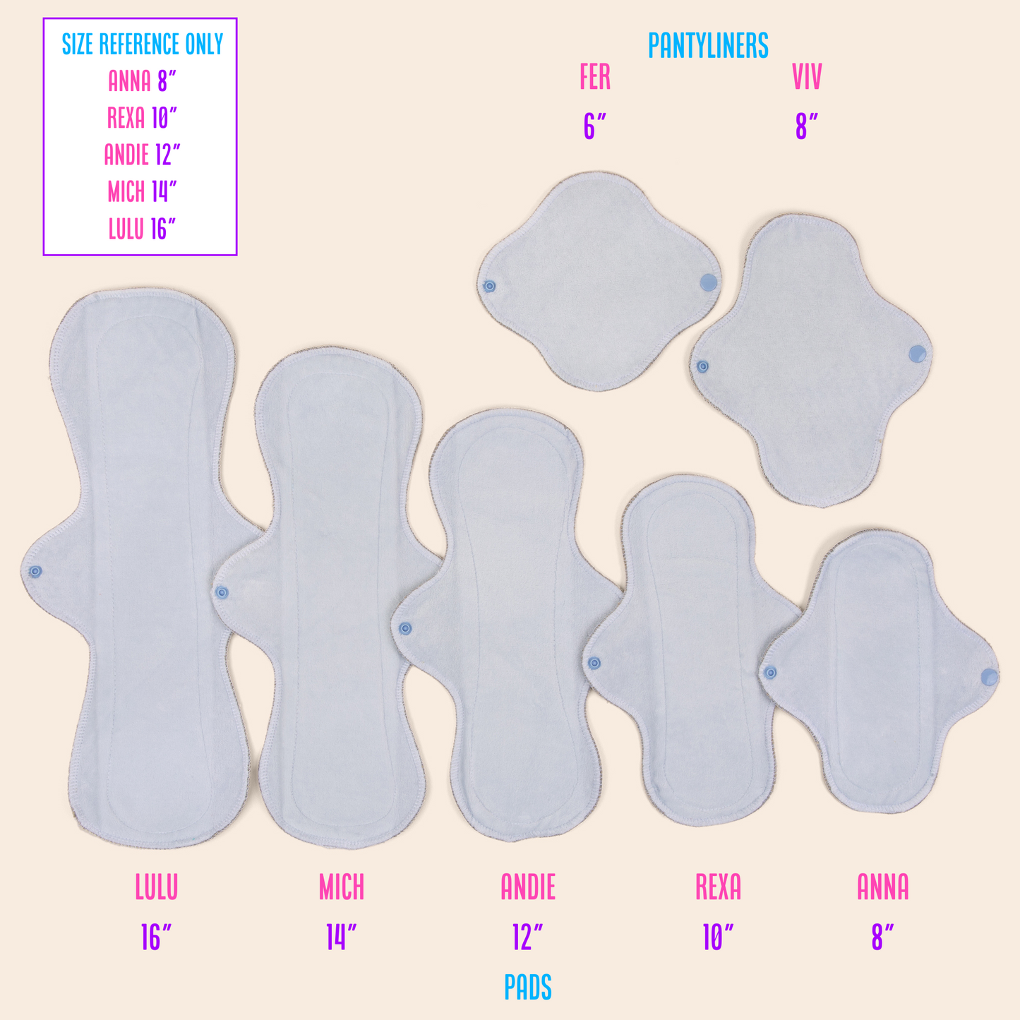 Pantyliners 8" Viv